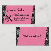 Haar Stylist Business Card Visitekaartje (Voorkant / Achterkant)