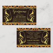 Haar Stylist Cosmetoloog Salon Visitekaartje (Voorkant / Achterkant)