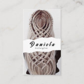 Haar Stylist Cute Scissor Minimalist Blush Pink Visitekaartje (Voorkant)