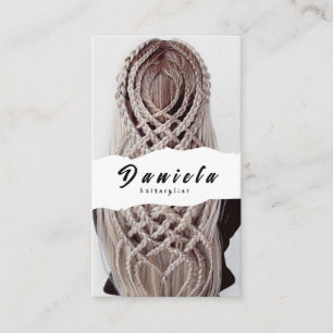 Haar Stylist Cute Scissor Minimalist Blush Pink Visitekaartje