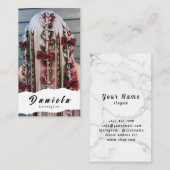 Haar Stylist Cute Scissor Minimalist Blush Pink Visitekaartje (Voorkant / Achterkant)