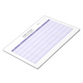 Haar Stylist Dagelijkse Inkomen Tracker Notitieblo Notitieblok (Schuin)