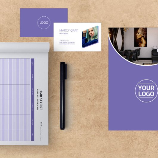 Haar Stylist Dagelijkse Inkomen Tracker Notitieblo Notitieblok