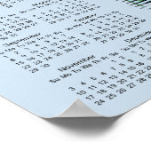 Haar Stylist Design 2024 Kalender Poster (Hoek)