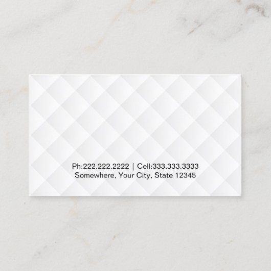 Haar Stylist Elegant Goud Script Modern Visitekaartje (Achterkant)