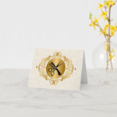 Haar Stylist-evaluatiedag schaar-kaart Kaart (Gele Bloem)