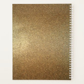 Haar Stylist Glitter Schaar Beauty Salon bloemenwi Planner (Achterkant)