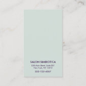 Haar Stylist, Gold Confetti Hair Spray Visitekaartje (Achterkant)