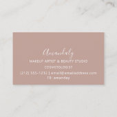 Haar Stylist Hairdresser Roos Gold Scissors Visitekaartje (Achterkant)