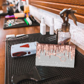 Haar Stylist Hairdresser Scissors Roos Grey Driver Visitekaartje