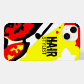 Haar Stylist Hoesje-Mate iPhone Case (Achterkant (horizontaal))