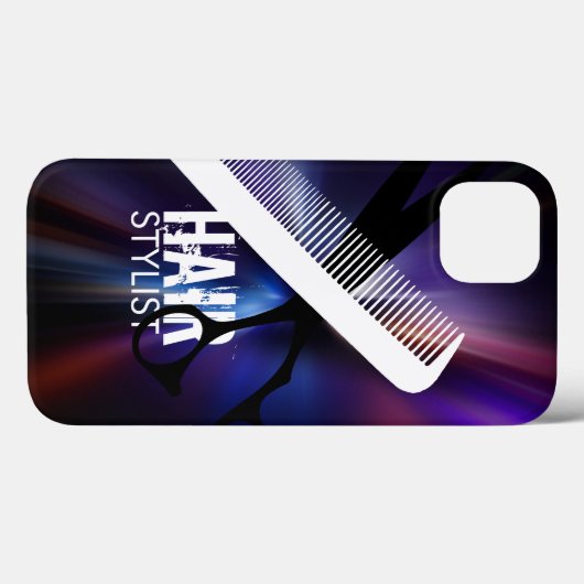 Haar Stylist Hoesje-Mate iPhone Case (Achterkant (horizontaal))