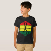 Haar-stylist Juneteenth Blm Black Geschiedenis Kap T-shirt (Voorkant volledig)