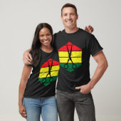 Haar-stylist Juneteenth Blm Black Geschiedenis Kap T-shirt (Unisex)