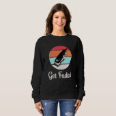 Haar Stylist Kapper Get Faded Gift Trui (Voorkant volledig)