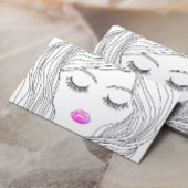 Haar Stylist Make-up Artiest Stijlvolle Hand getro Visitekaartje