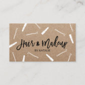 Haar Stylist & Make-up Kunstenaar Beauty Salon Kra Visitekaartje (Voorkant)