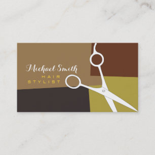 Haar Stylist Modern Retro Color Pattern #16 Visitekaartje