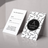 Haar Stylist Modern Scissor Pattern Appointment Afsprakenkaartje