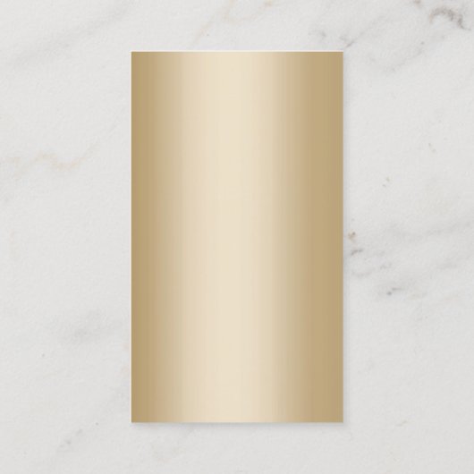 Haar Stylist Monogram Script Gold Scissor Modern Visitekaartje (Achterkant)