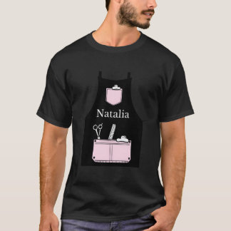 Haar Stylist Naam Natalia Kapper Salon School T-shirt
