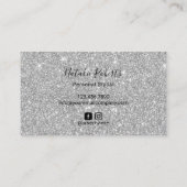 Haar Stylist Nail Salon Silve Drivers Blush Pink Visitekaartje (Achterkant)