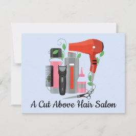 Haar Stylist Note Kaart & 2025 Kalender op Terug Notitiekaartje