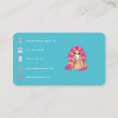 Haar Stylist QR-code Visitekaartje (Achterkant)