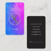 Haar Stylist Salon Gereedschap Afsprakenkaartje (Voorkant / Achterkant)