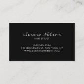 Haar Stylist Salon Kapper Tools Beauty Visitekaartje (Achterkant)