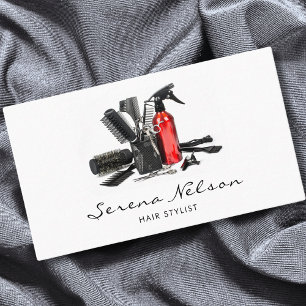 Haar Stylist Salon Kapper Tools Beauty Visitekaartje