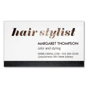 Haar Stylist/Salon Magnetisch Visitekaartje