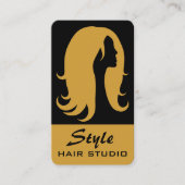 Haar Stylist Salon Studio Visitekaartje (Voorkant)