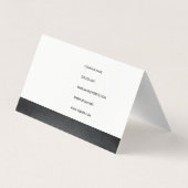 Haar Stylist/Salon Visitekaartje (Achterkant)