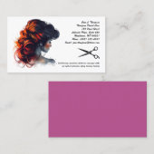 Haar Stylist & Salon Visitekaartje (Voorkant / Achterkant)