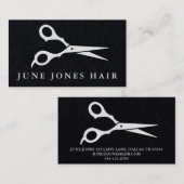 Haar Stylist Schaar Chique Barber CUSTOM Visitekaartje (Voorkant / Achterkant)