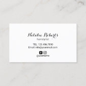 Haar Stylist-schaar en Gold Heart Salon Loyalty (Achterkant)