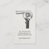 Haar Stylist  Schaar & Kam Schoonheidssalon Visitekaartje (Achterkant)