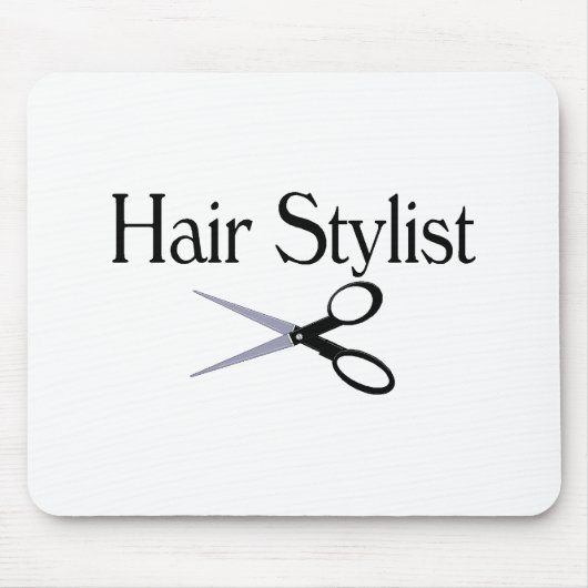 Haar Stylist-schaar Muismat (Voorkant)