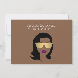 Haar Stylist Schoonheid Meisje Bruin Cadeaubon