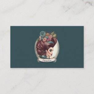 Haar Stylist Schoonheidssalon Salon Cosmetica Shop Visitekaartje