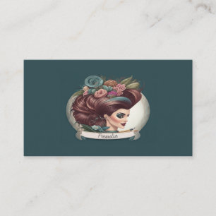 Haar Stylist Schoonheidssalon Salon Cosmetische Be Visitekaartje