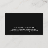 Haar Stylist Scissor & Comb Elegant Gold Visitekaartje