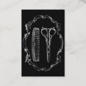  Haar Stylist Scissor & Comb illustratie Visitekaartje (Voorkant)
