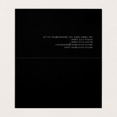 Haar Stylist Script Grijs Roze Trendy Gevouwen Visitekaartje (Binnenkant ongevouwen)