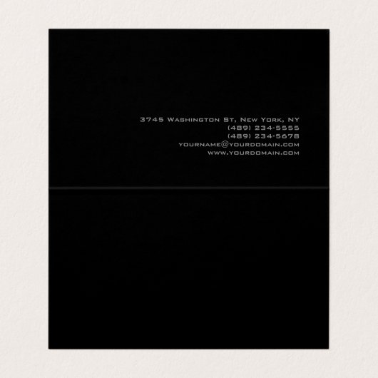 Haar Stylist Script Grijs Roze Trendy Gevouwen Visitekaartje (Binnenkant ongevouwen)