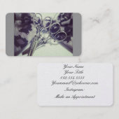 Haar Stylist Shears Visitekaartje (Voorkant / Achterkant)