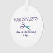 Haar Stylist snijkant Ornament (voorkant)
