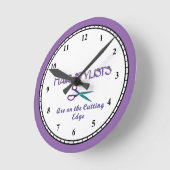 Haar Stylist snijkant Ronde Klok (Hoek)