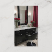 Haar Stylist Stijlvolle Elegantie Visitekaartje (Voorkant)